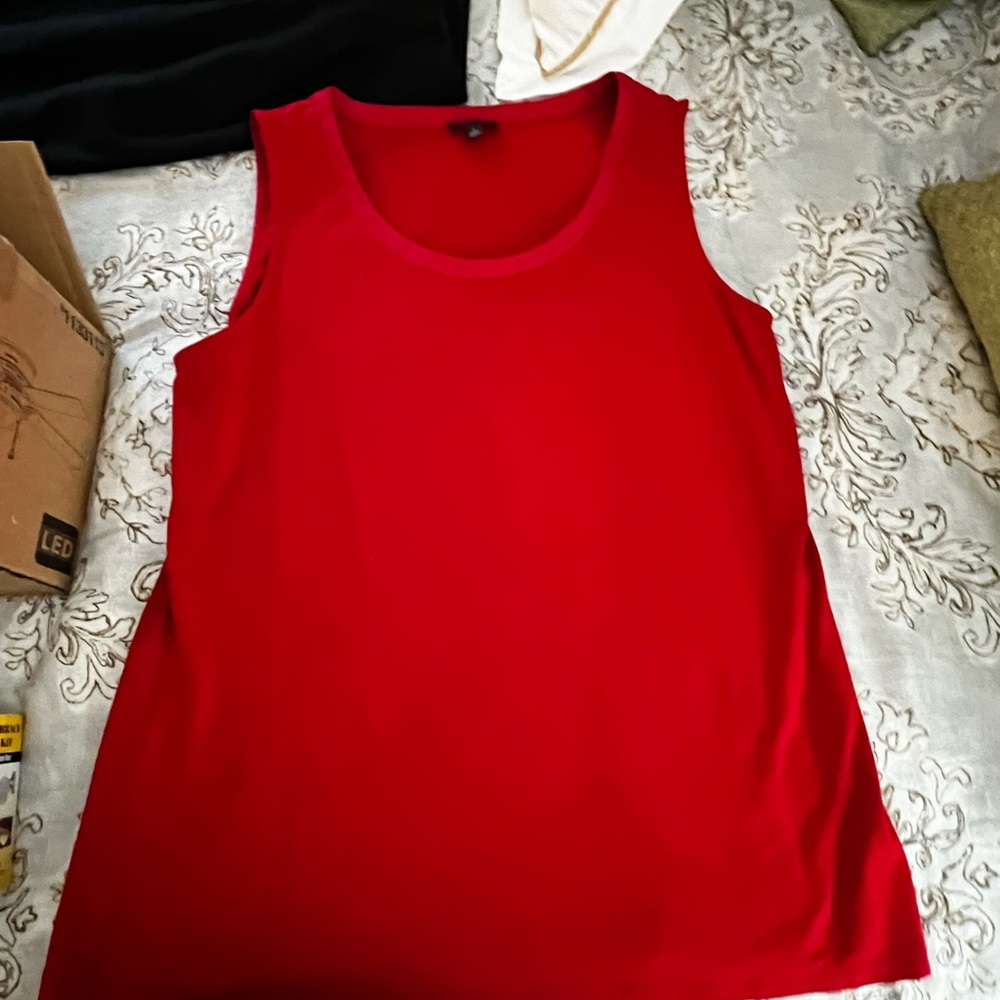 Talbots Vibrant Red Women's Tank Top